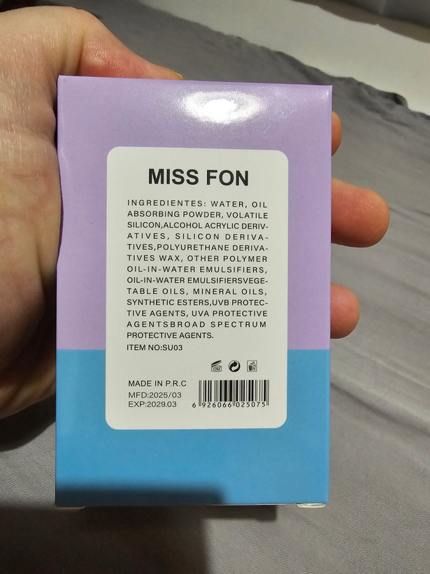 ضد آفتاب اورجینال کرومی برند MISS FON