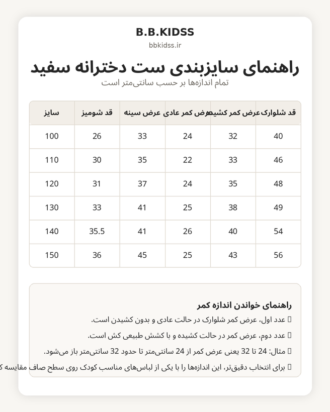ست دخترانه سفید شومیز آستین پفی و شلوارک بلند فولبگ
