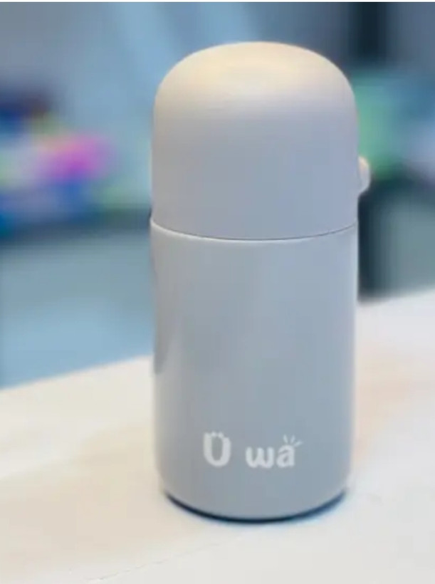 مینی فلاسک UWA مدل 9606 ظرفیت ۱۸۰ میلیلیتر با مخزن استیل 316L و بند حلقهای
