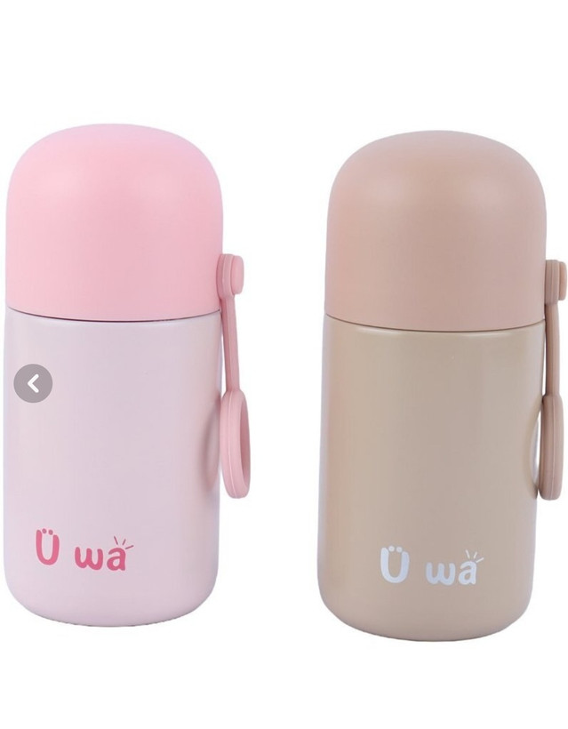 مینی فلاسک UWA مدل 9606 ظرفیت ۱۸۰ میلیلیتر با مخزن استیل 316L و بند حلقهای
