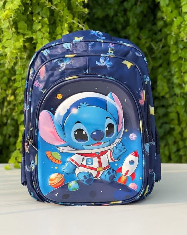 کوله پشتی کودک استیچ فضانورد برجسته مدل Space Stitch