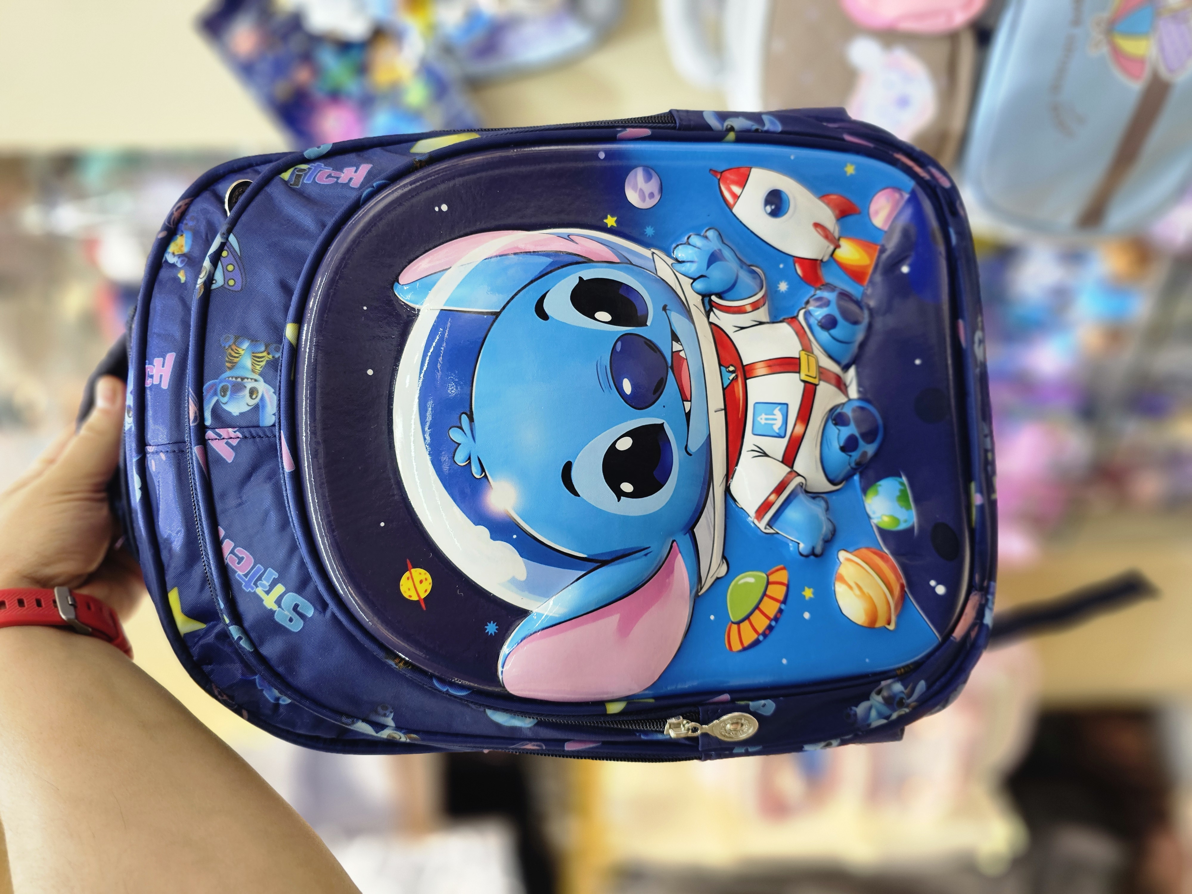 کوله پشتی کودک استیچ فضانورد برجسته مدل Space Stitch