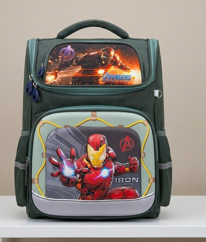 کوله پشتی کودک آیرون من Avengers مدل ابرقهرمانی