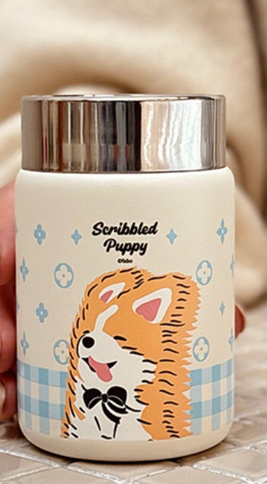 مینی فلاسک فانتزی FABO مدل Puppy استیل SUS 316 ظرفیت ۲۳۰ میلیلیتر