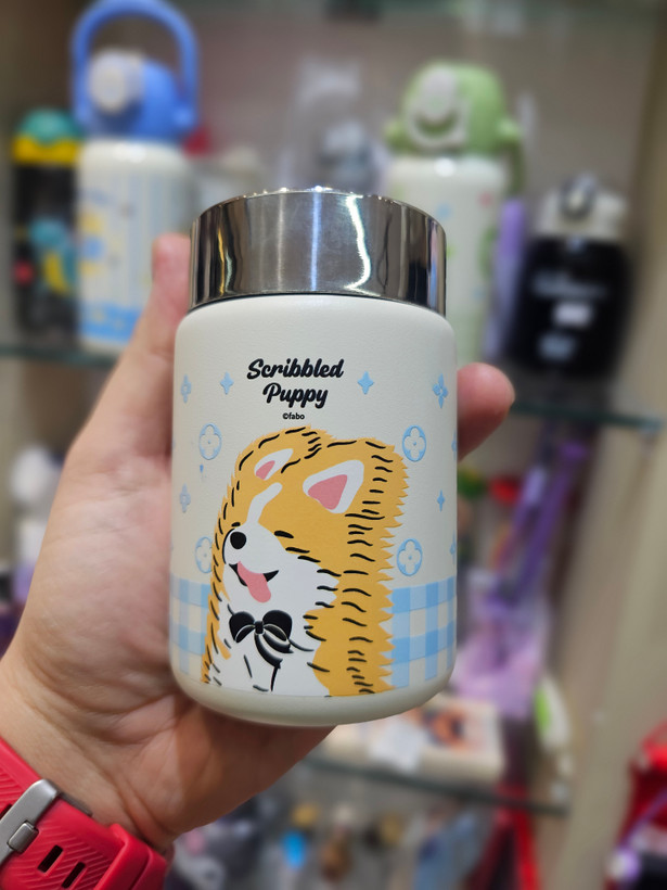 مینی فلاسک فانتزی FABO مدل Puppy استیل SUS 316 ظرفیت ۲۳۰ میلیلیتر